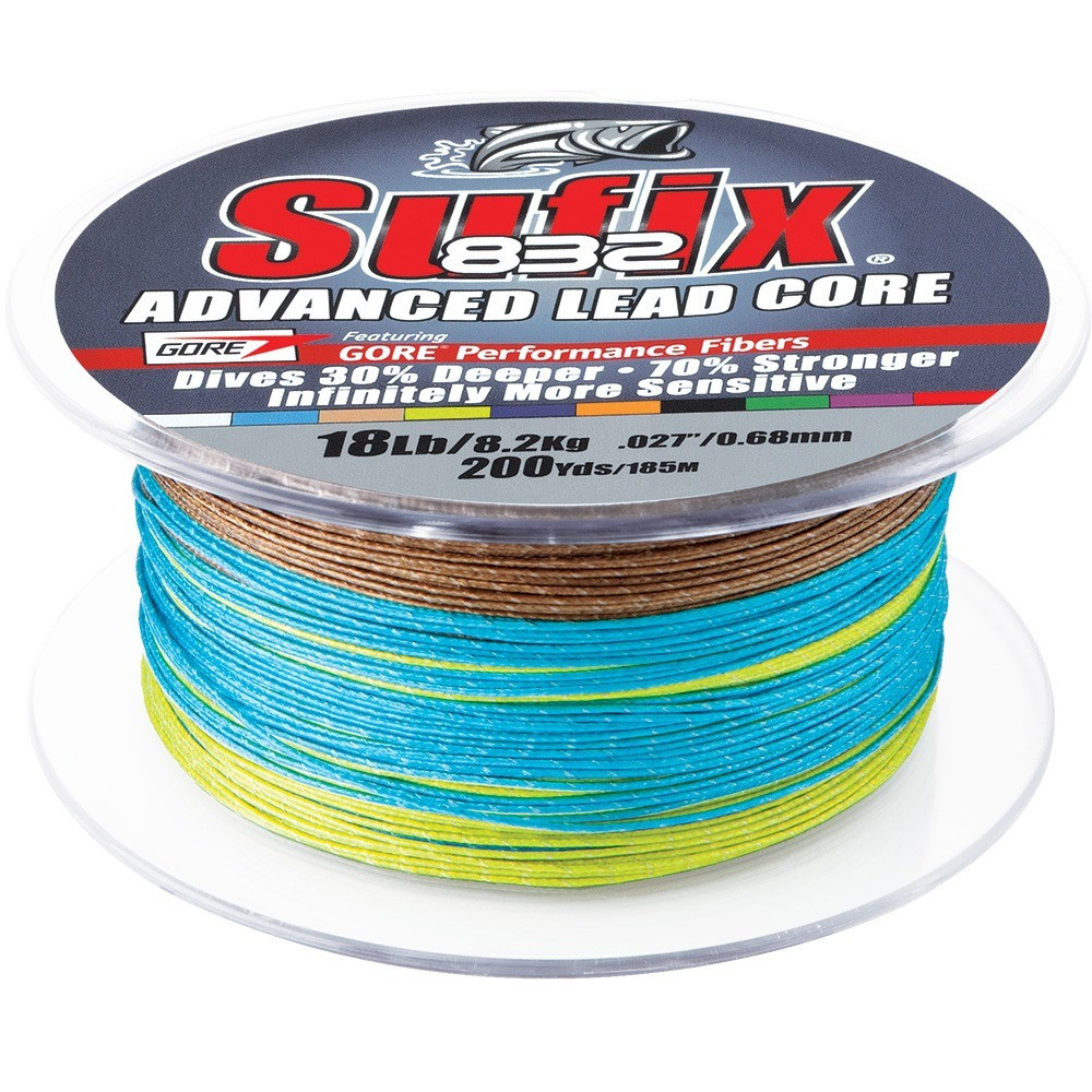 Sufix Sufix 658-218MC 832 Advanced Lead Core - 18lb - 10-Color Metered - 200 yds - $58.99 at Wholesale Marine