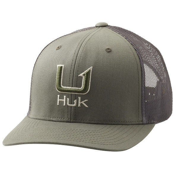 Huk Barb U Trucker Hat - Moss