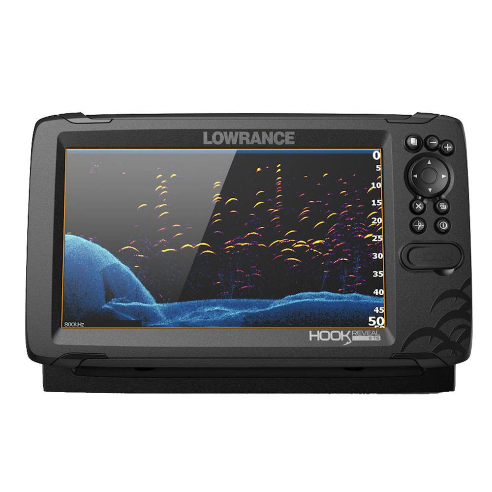 Lowrance HOOK Reveal 9 Combo w/50/200kHz HDI Transom Mount  C-MAP Discover Chart