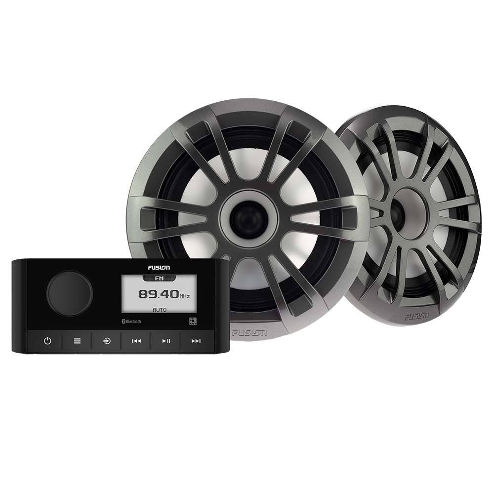 Fusion MS-RA60  6.5" EL Sports Speaker Kit - Grey Speakers