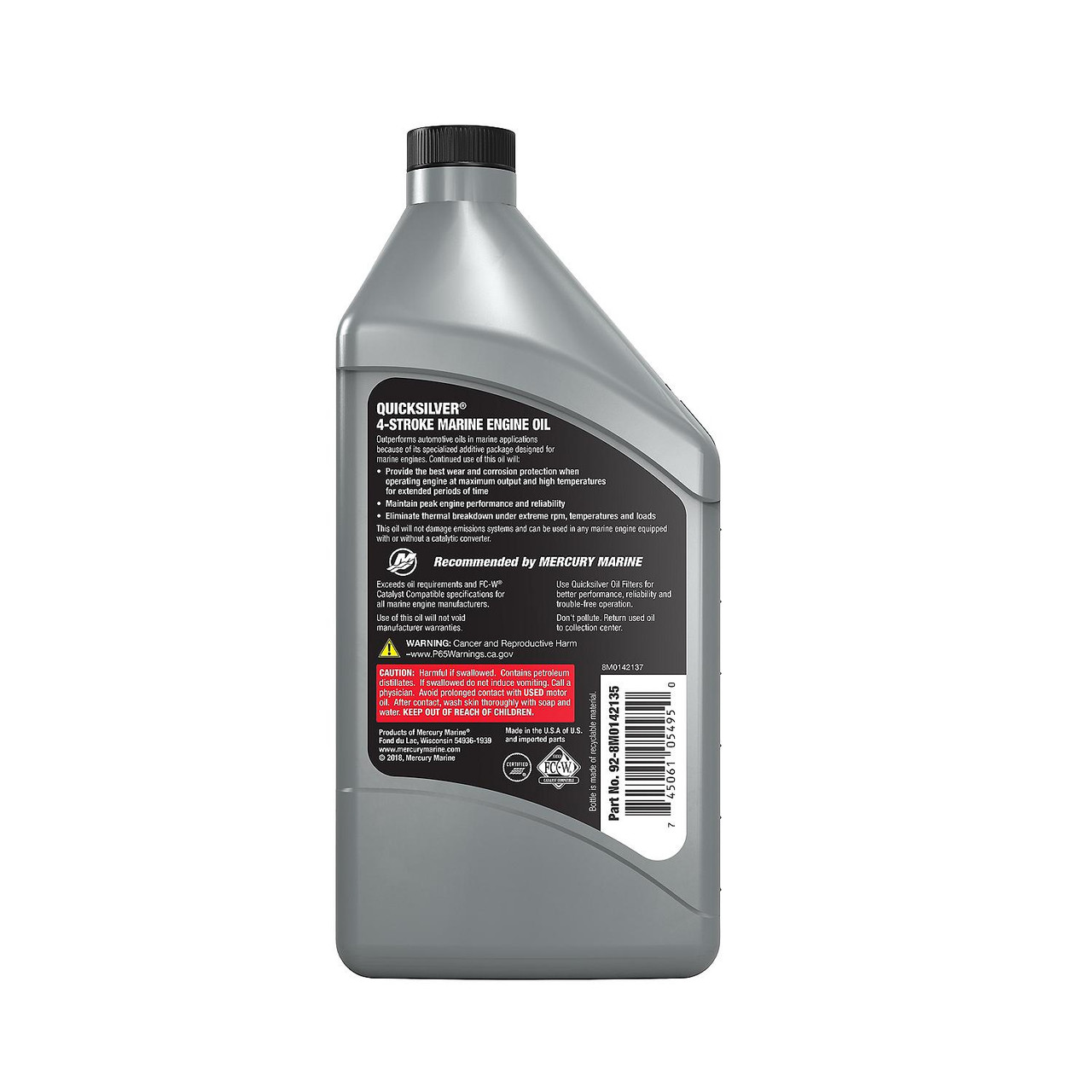 Quicksilver 92-8M0142135 10W-30 Synthetic Marine Oil