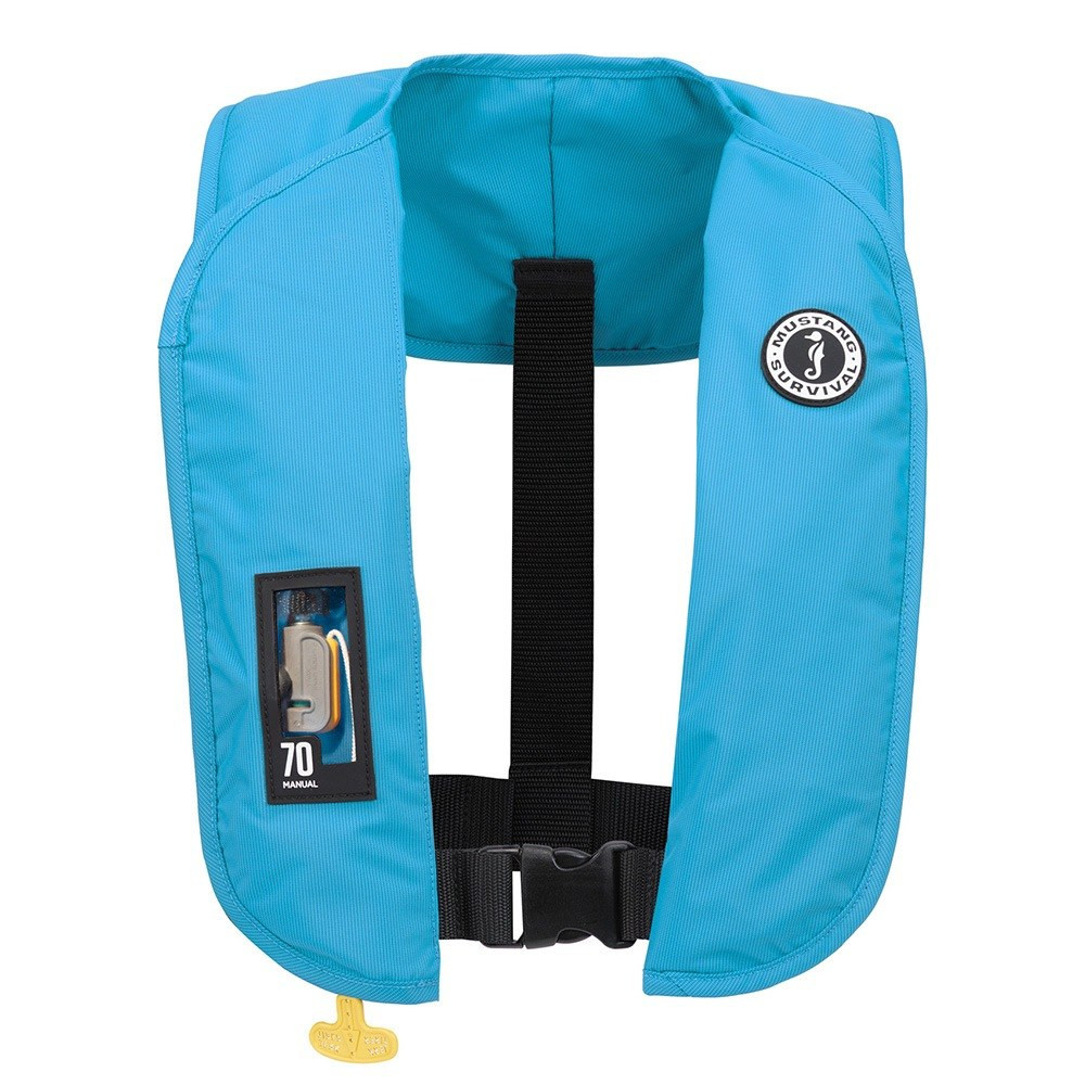 Mustang MD4041-268-0-202 MIT 70 Manual Inflatable PFD - Azure (Blue)