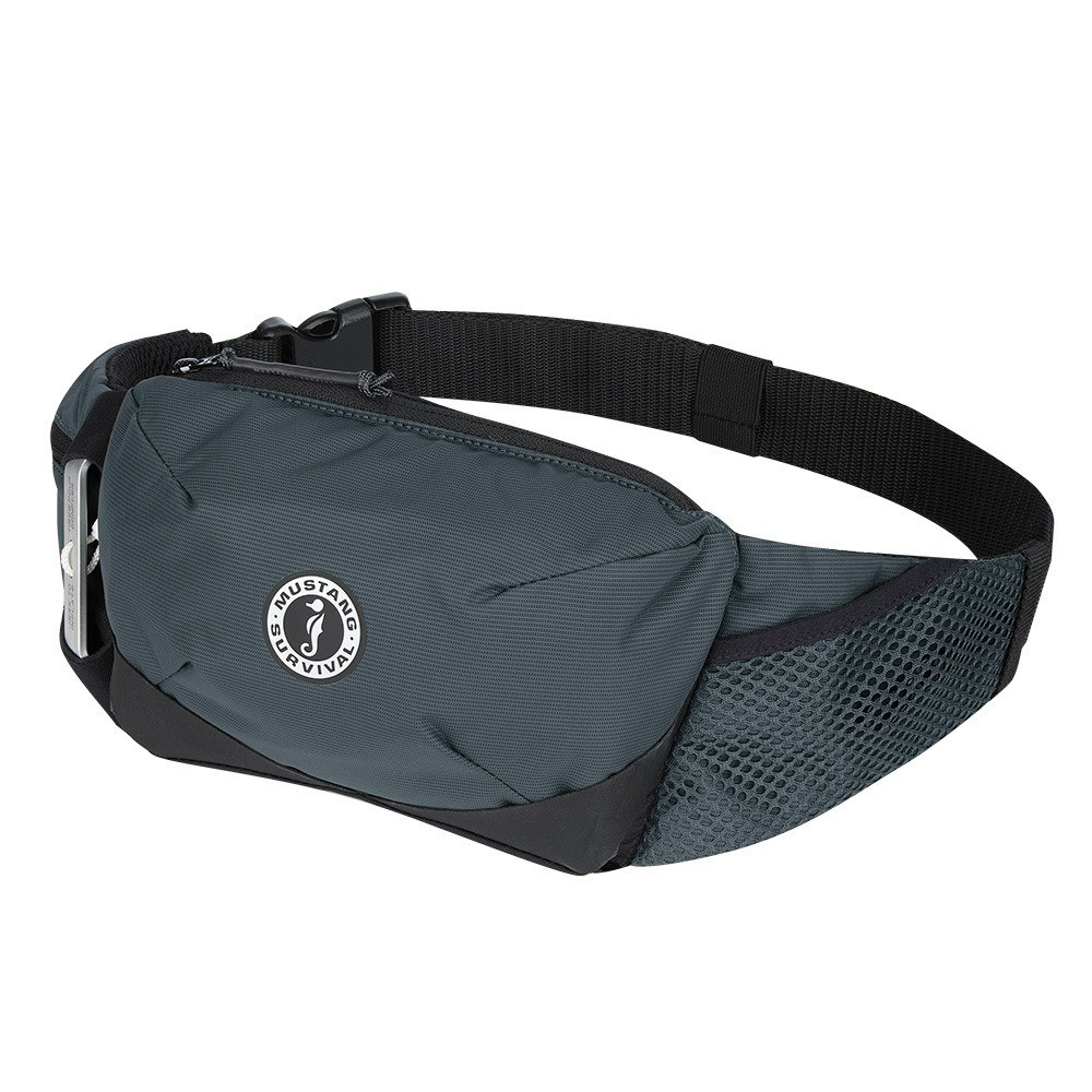 Mustang MD3800-191-0-202 Essentialist Manual Inflatable Belt Pack - Admiral Grey