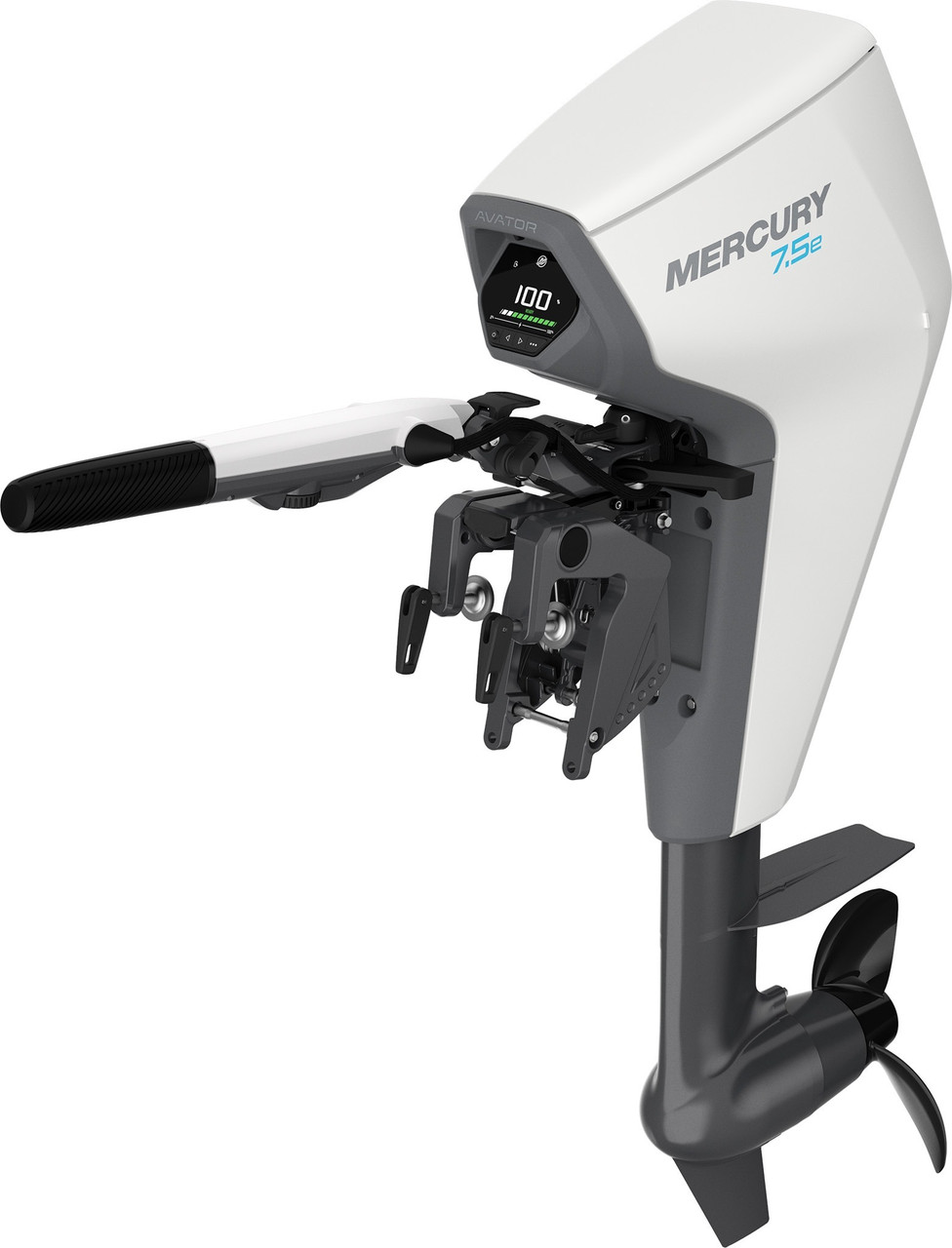 Mercury Avator 7.5e Tiller 3.5HP Electric Outboard Motor 20" Shaft 7.5ELH by Mercury Motors -