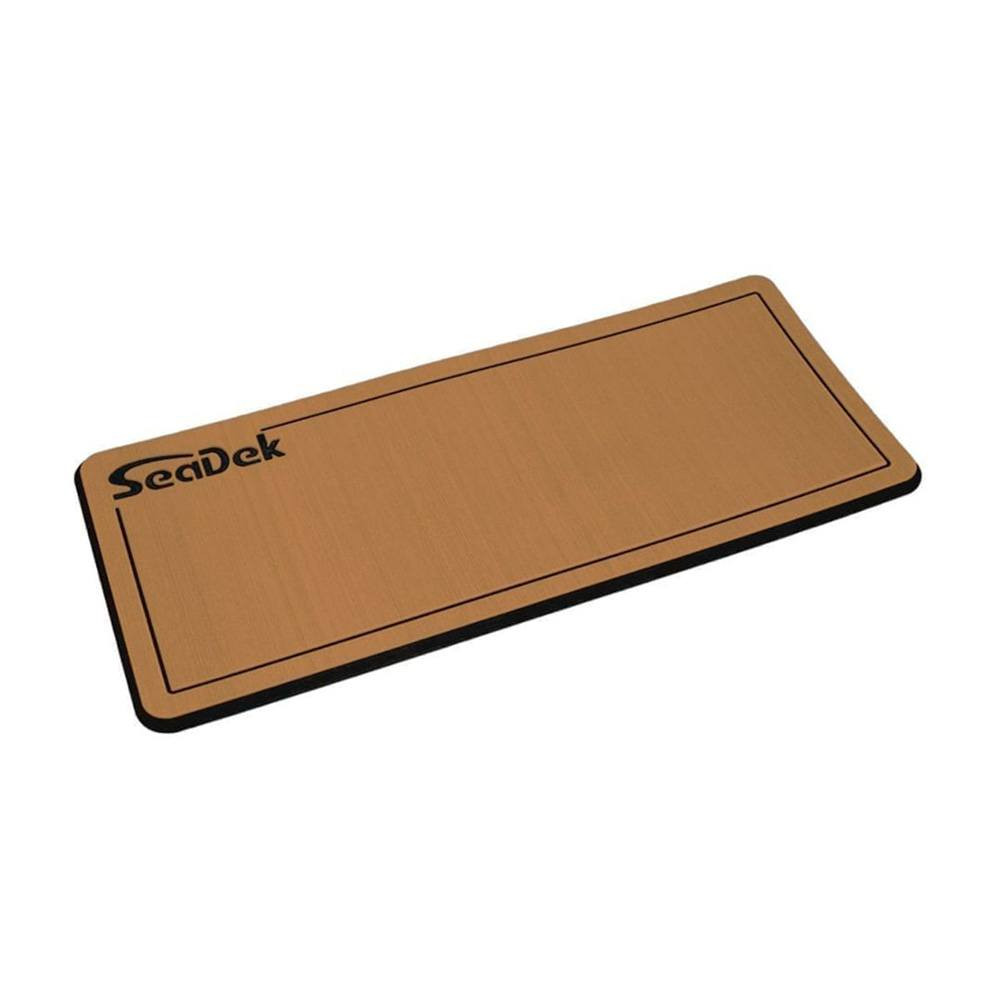 SeaDek 37925-80327 14 x 36" 20mm Dual Density Small Helm Pad w/SeaDek Logo - Brushed Texture - Mocha/Black (355.6 x 914.4 x 20mm)