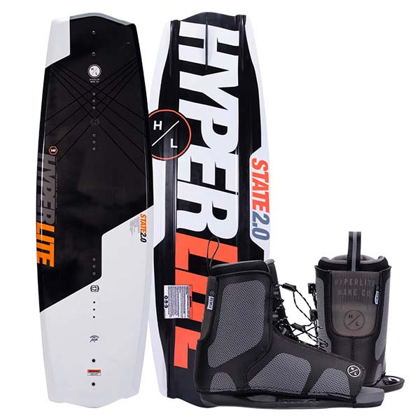 Hyperlite State 2.0 Wakeboard w/Remix Boots - 2024 Model