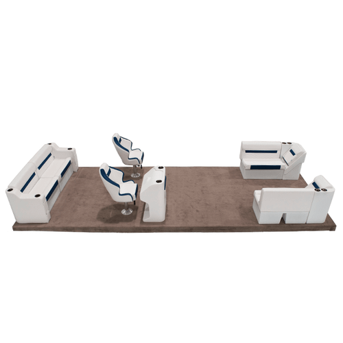 Wise DLX 18'-22' Dual Bucket Pontoon Furniture Set | Wholesale Marine