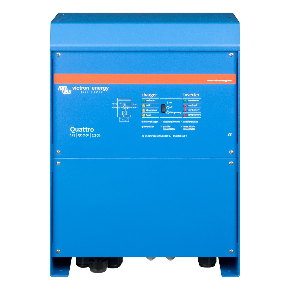 Victron Quattro 12/220-100/100 120V VE.Bus (UL458)