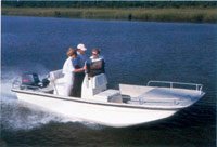 Center Console - Square Bow Bay Style Boat 