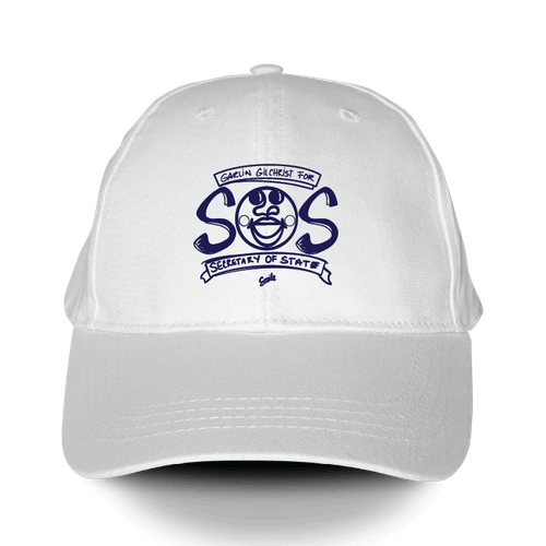 SOS (White Baseball Cap)