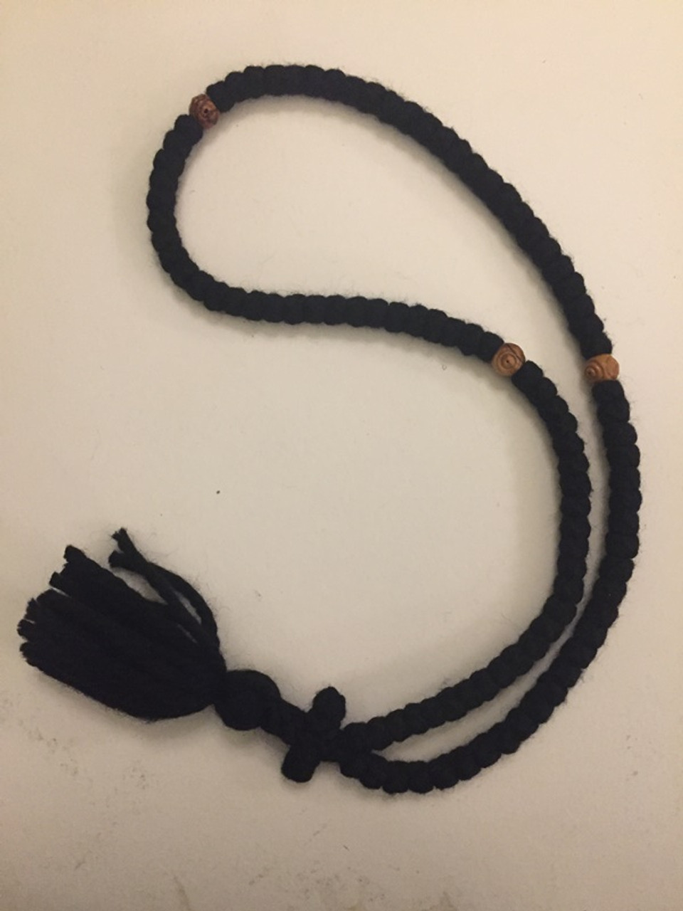 100 knot woolen prayer rope