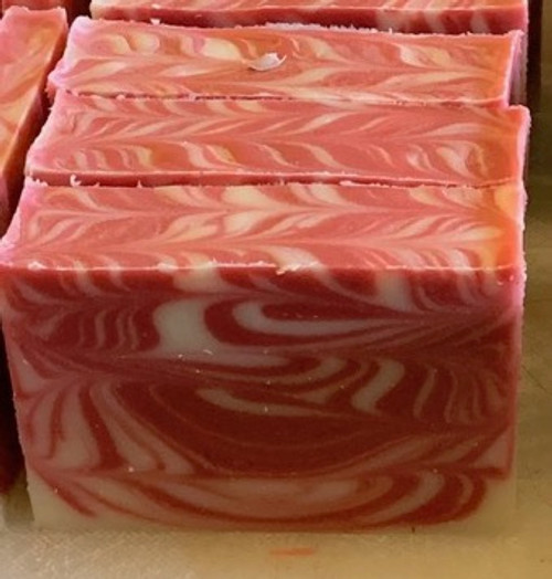 Candy Cane Swirl Soap