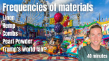 Frequency of clothing, Trump's world fair, and Pearl powder