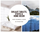 New Rumble Video: Shilajit Tablets, Clothing, Linens, Bed materials, grounding, restless syndrome, and more