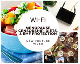 New Youtube Video: Censorship, wi-fi, menopause, toxins, diets, & EMF protection