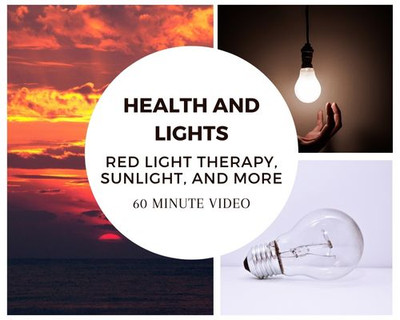 New Youtube Video: Light Spectrum, LEDS, Incandescents, Red light Therapy, from the book Health and Light