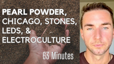 Pearl powder, Chicago, Stone Frequencies, LED solutions, and Electroculture