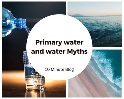 Primary water: And why we are never running out of water