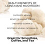 Lions mane mushroom extract benefits Hericium erinaceus