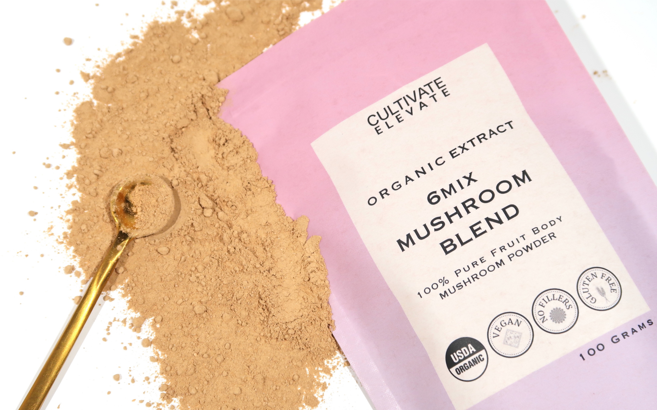 6 mix mushroom powder extract