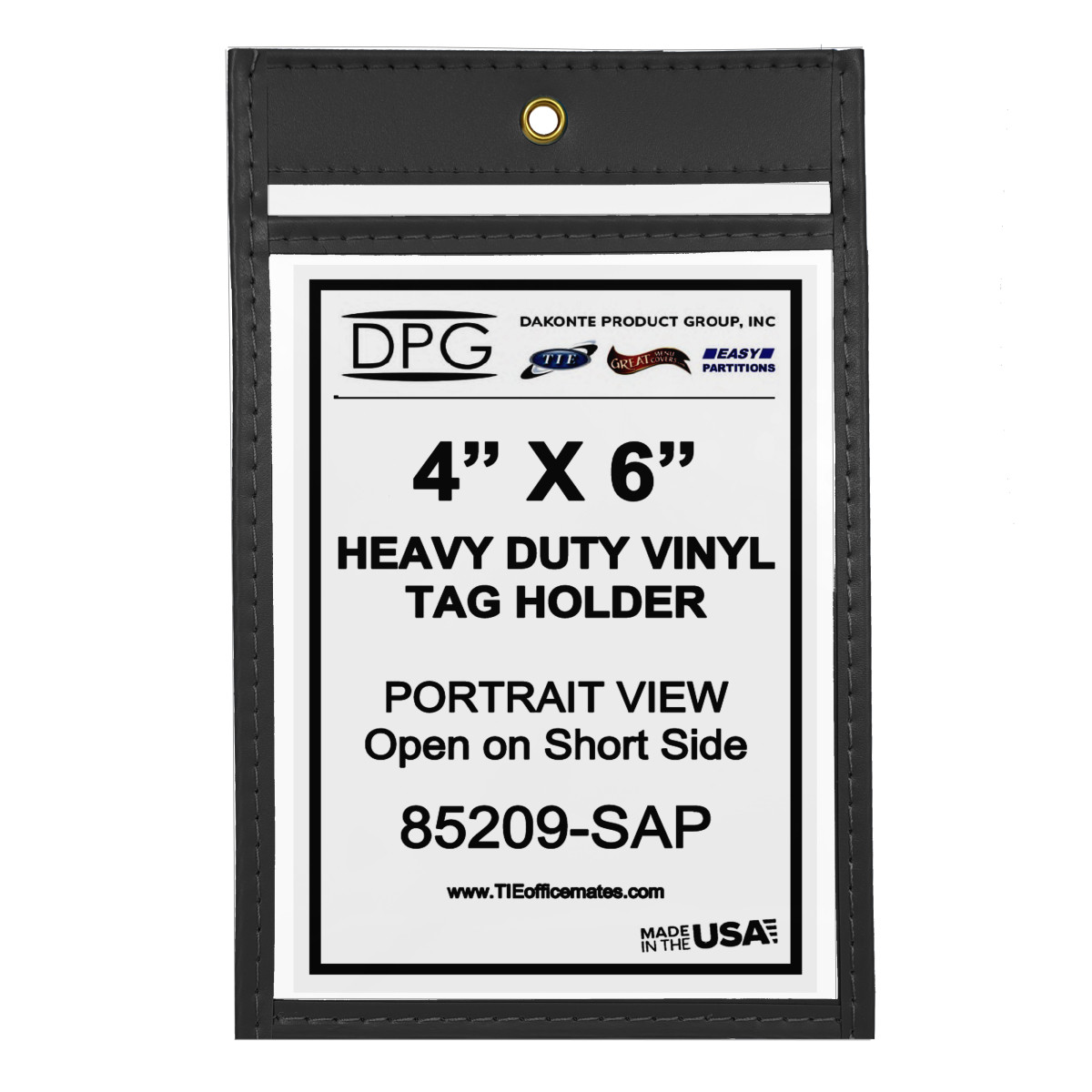 Sewn edge tag holder style thumbnail