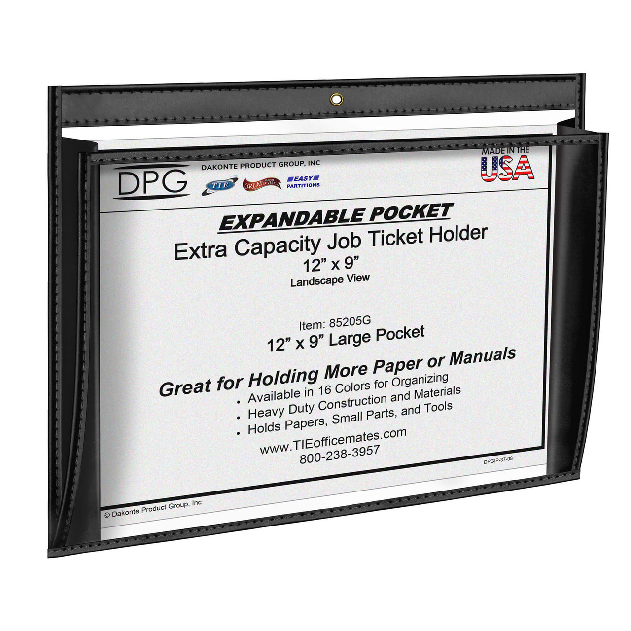 12x9 Expandable Side-Gusset Vinyl Holders