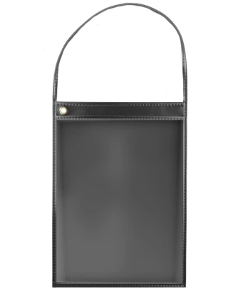 11x14 heavy-duty solid color back hanging strap job ticket holder