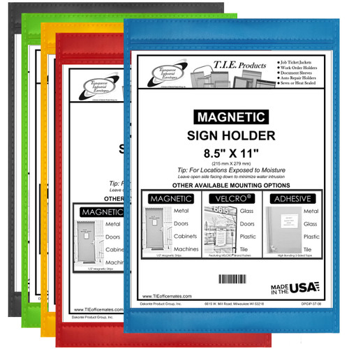  5 Magnetic Photo Protector Sleeves 8.5 x 11 : Office Products