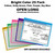 12" x 9" Job Ticket Holder Color Coded Assortment 25/Pack