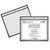 11 x 8-1/2 Sign and Tag Holder - White Cardboard Back Landscape View 25/Pk