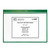 11x17 Landscape view (open long) vinyl document holder for blueprints, drawings, signs, posters, work orders, job tickets and classroom assignments.