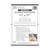 11x17 clear vinyl plastic sign holder with magnetic strips for mounting on metal surfaces.