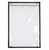 Heavy-duty waterproof clear vinyl document holder with stitched black reinforced trim, four brass corner eyelets, and cold-temperature rated material for industrial and outdoor use