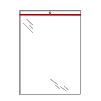 Waterproof resealable job ticket and document holder