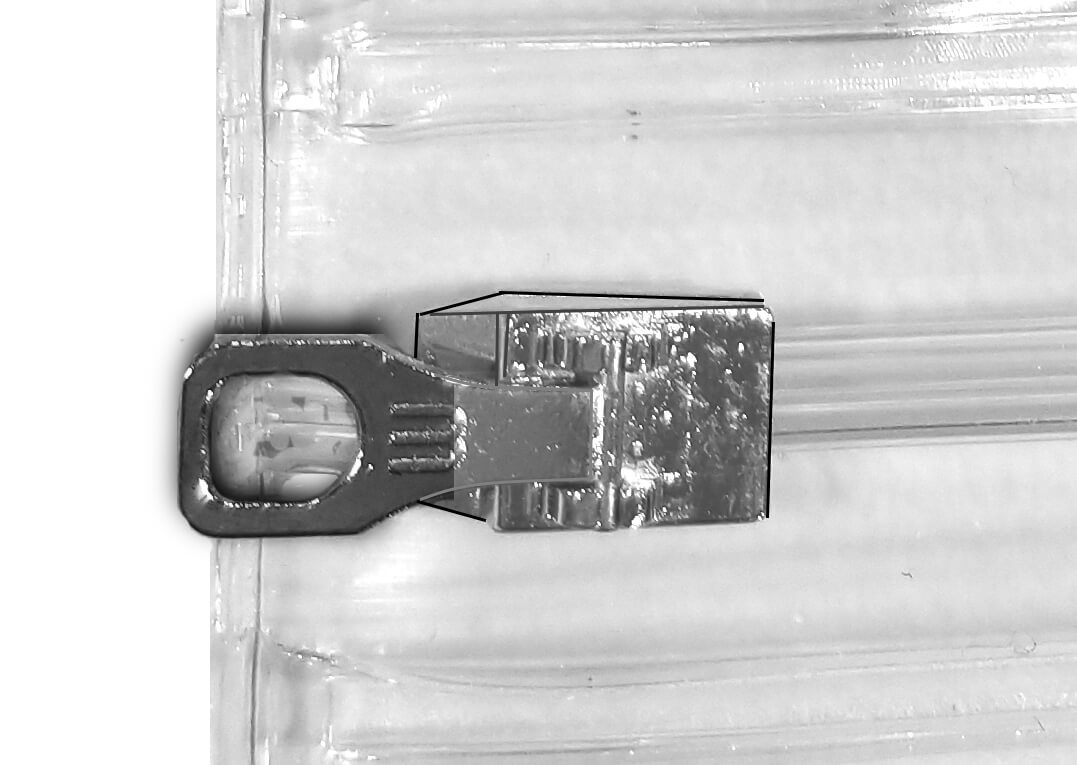 Zipper waterproof document and tag holders