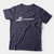 Navy blue t-shirt with a white BigCommerce logo on the front.