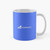 Vivid blue BigCommerce color mug.