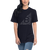 BMark Unisex Tee with front view, on a small model.