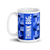 Think Big slogan mug with handle pointing left.
