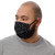 BigCommerce Multicolor Face Mask left side view on a model.