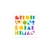 BProud sticker with text "BProud Strong Equal Human"