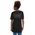 BEmpowered Unisex Short Sleeve V-Neck T-Shirt back view on a small model.