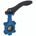 3" LUG PN16 WRAS BFLY VLV SS/EP LVR - 3" Flange, Butterfly Wafer Pattern Valve, Lever Operated, Lugged Cast Iron Body, Stainless Steel Disc, EPDM Liner, Working Temperature -30Â°C to +130Â°C, HUK ValvesAll images used are for illustrative purposes only