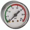 1/8" NPT Pressure Gauge Dry - 1/8" NPT Male, Hydraulic Accessory, Visual Indicator, Suction, LHAAll images used are for illustrative purposes only