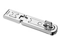ABUS Mechanical 100/80 DG Hinged Hasp & Staple Carded 80mm - ABUS 100DG Series double joint hasp and hardened steel staple with concealed hinge pin