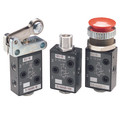 MANUALLY ACTUATED BUTTON/SPRING - 1/8" BSP Parallel Female, Valve, 3/2 N/C, Button (Panel Mounting)/Spring, Manual, S/666, S667 In-line, Green, Nitrile Seal, Working Temperature -20Ã‚Â°C to 80Ã‚Â°C, Working Pressure 2 to 10 bar, NorgrenAll images used