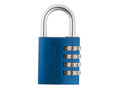 ABUS Mechanical 145/40 40mm Aluminium Combination Padlock Blue 49523 - The ABUS 145 Series Aluminium Combination Padlocks feature resettable combinations
