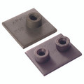 Short Weld  Plate Series A Light Duty Group 6 - Hydraulic Tube Clamp, Series A Light Duty, Short Weld Plate, Group 6, Steel, RSBAll images used are for illustrative purposes only