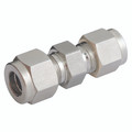 REDUCING UNION 3/8 OD X 5/16 OD - 3/8" Outside Diameter x 5/16" Outside Diameter, Hydraulic 316 Stainless Steel Twin Ferrule Imperial Compression Fitting, Reducing Tube x Tube, Straight, PanamAll images used are for illustrative purposes only