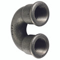 3/4" BSPP FEM 180 DEG BEND BLACK GF60 - 3/4" BSP Parallel Female, Malleable Iron Pipe Fitting, Black, Equal 180Ã‚Â° Return Bend, Fig